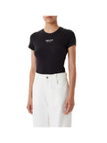 TOMMY J D PRE T-shirt slim essential nero