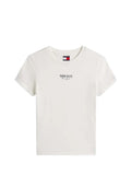 TOMMY J D PRE T-shirt slim essential bianco