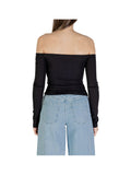 TOMMY J D PRE Top asimmetrico slim essential nero