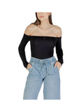 TOMMY J D PRE Top asimmetrico slim essential nero
