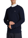 TOMMY J U PRE Maglioncino slim light in cotone NAVY