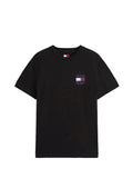 TOMMY J U PRE T-shirt regular flag graphic nero