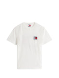 TOMMY J U PRE T-shirt regular flag graphic bianco