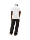 TOMMY J U PRE T-shirt regular flag linear logo bianco