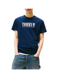 TOMMY J U PRE T-shirt regular Tommy dna flag NAVY