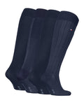 TOMMY U CALZE Pacco da 4 giftbox calzini lunghi NAVY