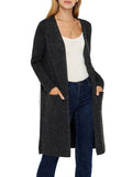 VERO MODA Cardigan lungo aperto Doffy GRIGIO SCURO