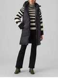 VERO MODA Gilet smanicato con cappuccio nero