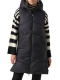 VERO MODA Gilet smanicato con cappuccio nero
