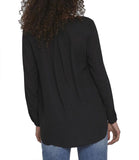 VILA Camicia basic Lucy nero