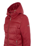YES-ZEE D Piumino trapuntato con finto gilet staccabile ROSSO SCURO