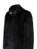 YES-ZEE D Ecopelliccia collo alto nero