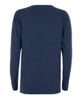 YES-ZEE D Maglia morbida girocollo BLUNAVY