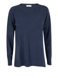 YES-ZEE D Maglia morbida girocollo BLUNAVY