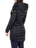 YES-ZEE D Cappotto trapuntato con cappuccio nero