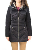 YES-ZEE D Capputto trapuntato finto gilet staccabile nero