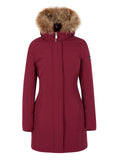 Cappotto tipo parka con ecopelliccia