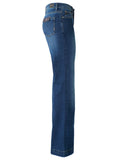 YES-ZEE D Jeans 5 tasche flare RINSE