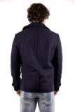 YES-ZEE U Cappotto corto doppiopetto BLUNAVY