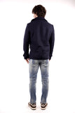 YES-ZEE U Cappotto corto doppiopetto BLUNAVY