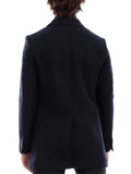 YES-ZEE U Cappotto con finto gilet BLUNAVY