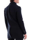 YES-ZEE U Cappotto con finto gilet BLUNAVY