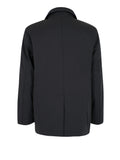 YES-ZEE U Cappotto tecnico uomo con finto gilet staccabile nero