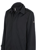 YES-ZEE U Cappotto tecnico uomo con finto gilet staccabile nero