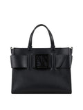 AX ARMANI D Borsa Shopper con zip nero