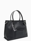 AX ARMANI D Borsa a spalla in ecopelle nero