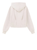 AX ARMANI D Felpa asimmetrica con zip CHAMPAGNE