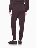 AX ARMANI D Pantaloni tuta con polsini in fondo MORO