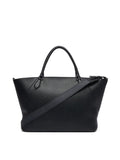 AX ARMANI D Shopping bag in ecopelle saffiano nero