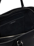 AX ARMANI D Shopping bag in ecopelle saffiano nero