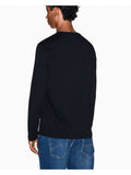 AX ARMANI U T-shirt in cotone manica lunga nero
