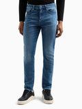 AX ARMANI U Jeans 5 tasche basic slim BLU MEDIO