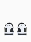 AX ARMANI U Sneakers loghi NERO/B.CO