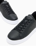 AX ARMANI U Sneakers loghi NERO/B.CO