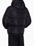 AX ARMANI U Piumino con cappuccio nero