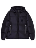 AX ARMANI U Piumino con cappuccio nero