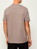 AX ARMANI U T-shirt in puro cotone tortora