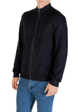 AX ARMANI U Cardigan full zip in misto viscosa BLU SCURO