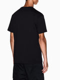 AX ARMANI U T-shirt con scritta nero