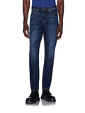 AX ARMANI U Jeans con schiariture BLU MEDIO