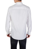 AX ARMANI U Camicia in cotone jacquard essential bianco