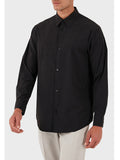 AX ARMANI U Camicia in cotone jacquard essential nero
