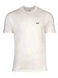 AX ARMANI U T-shirt basic in jersey di cotone bianco