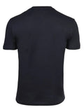 AX ARMANI U T-shirt basic in jersey di cotone BLU SCURO