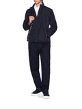 AX ARMANI U Giubbino tecnico blouson BLU SCURO