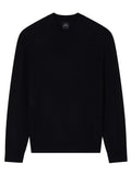 AX ARMANI U Maglioncino girocollo basic in msto lana nero